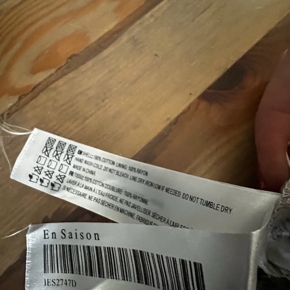 En Saison Floral Maxi Dress - Cream and Brown - Picture 8 of 8